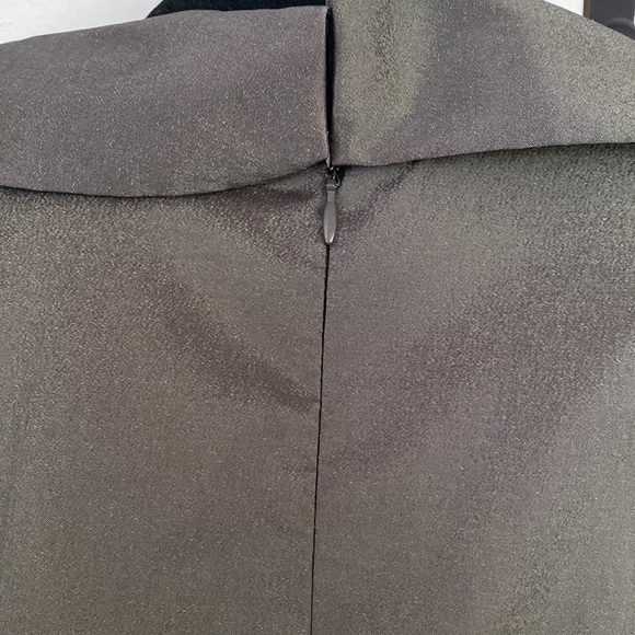 Olive Green Vintage-style Holiday Christmas Party Dress Rhinestone Buttons - Picture 8 of 8